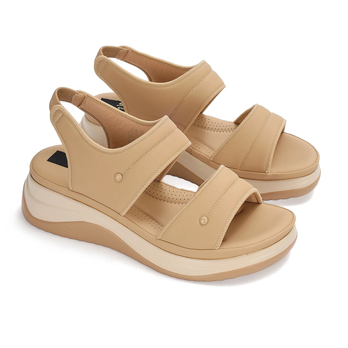 Flat Sandal CA219 Cafe